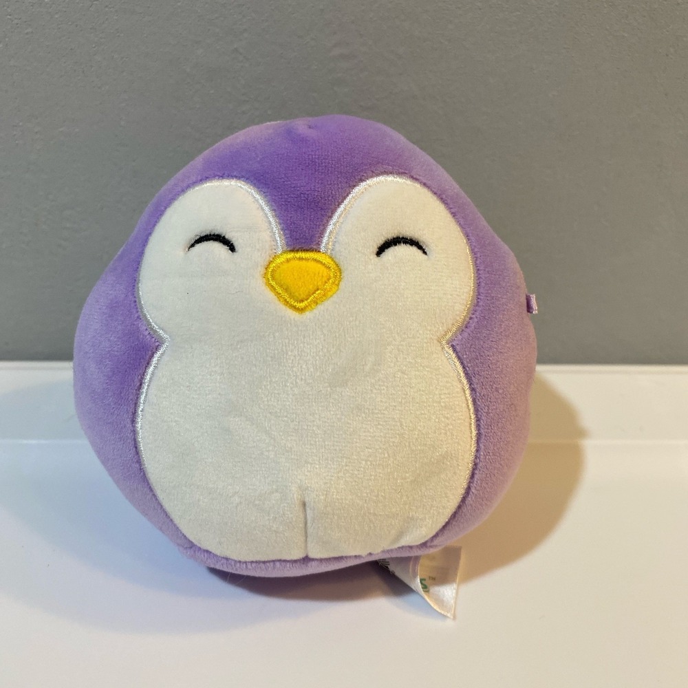 Squishmallows Elle‎ the Purple Penguin  Retired  7"